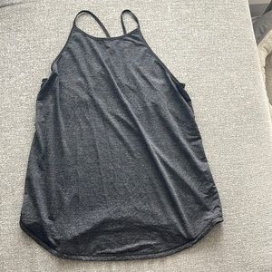 Grey lululemon workout tank top